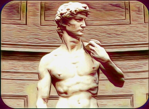  David - torzo statue koju je radio Mikelandjelo, sliku uredila autorka bloga Dunja Belić.